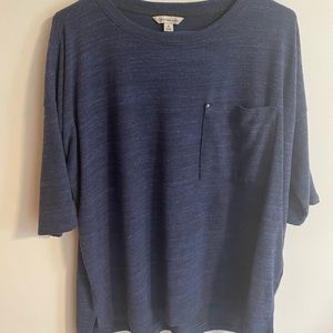 Over sized Calvin Klein blue t-shirt